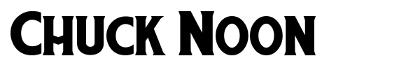 Chuck Noon font preview